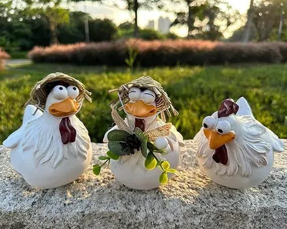 🔥Funny Chicken Garden Fence Decoration